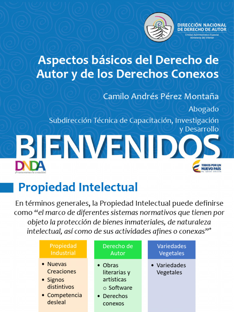 Derecho de Autor y Derechos Conexos | PDF | Propiedad intelectual | Autor