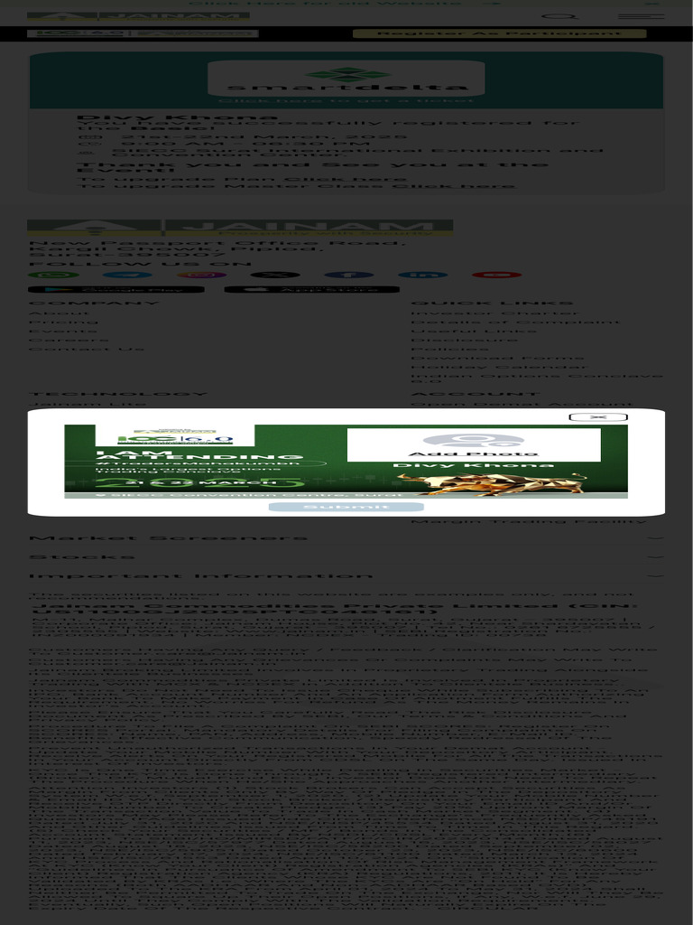 IOC Ticket QR - Jainam Broking LTD | PDF | Securities (Finance) | Banks