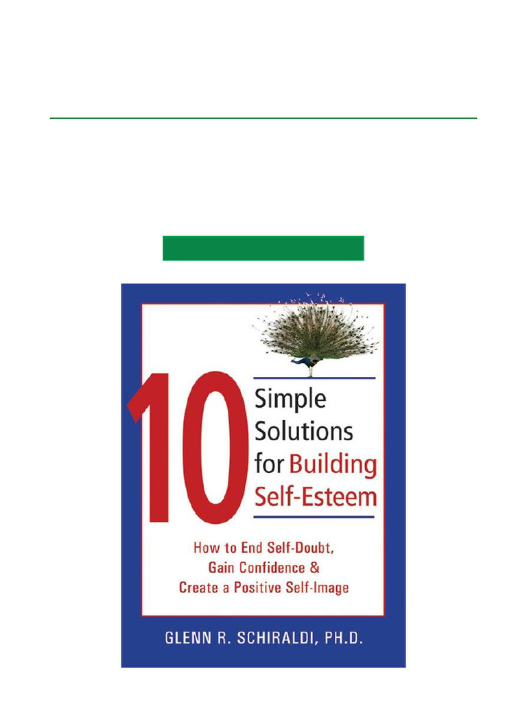 10 Solutions for Building Self-Esteem | PDF | Self Esteem | Love