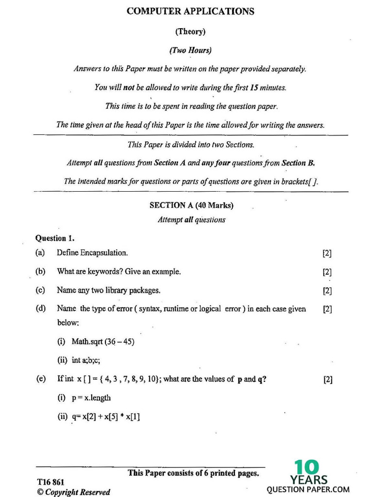 Comp Sci Paper4 | PDF