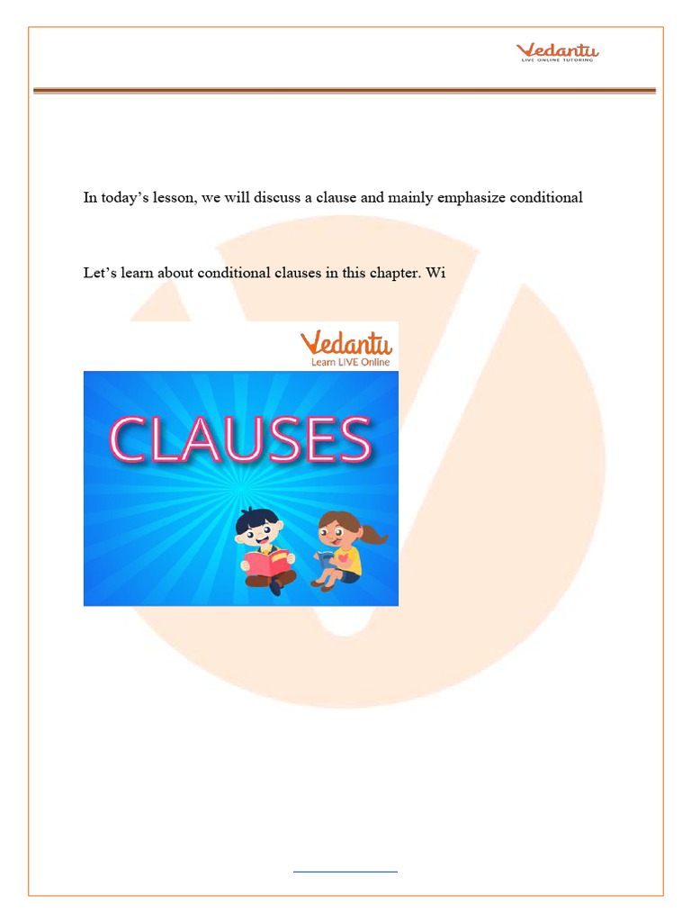 Understanding Conditional Clauses | PDF | Clause | English Grammar