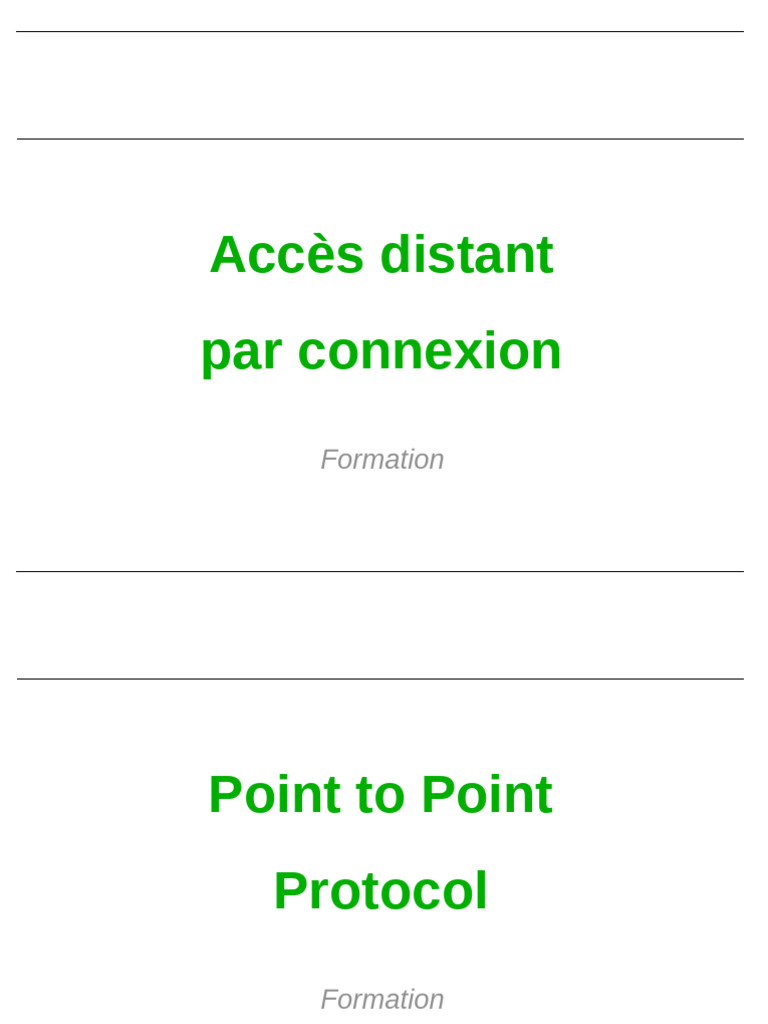 Protocole Point-à-Point (PPP) | PDF | Protocoles Internet | Protocoles ...