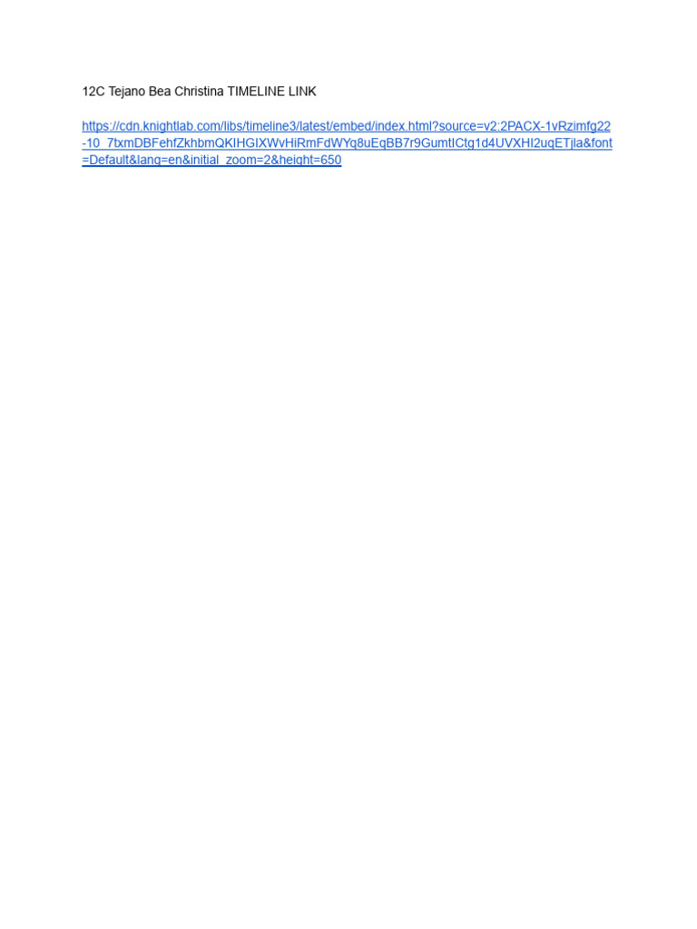 Mil Timeline | PDF
