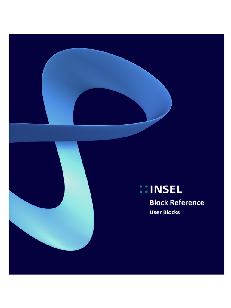 INSEL 8 User Block Guide | PDF | Parameter (Computer Programming ...