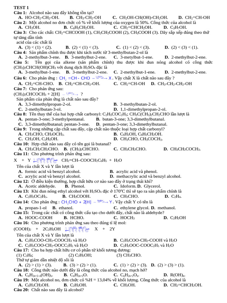Test 1 | PDF