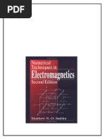 Numerical Techniques in Electromagnetics - Sadiku PDF | PDF