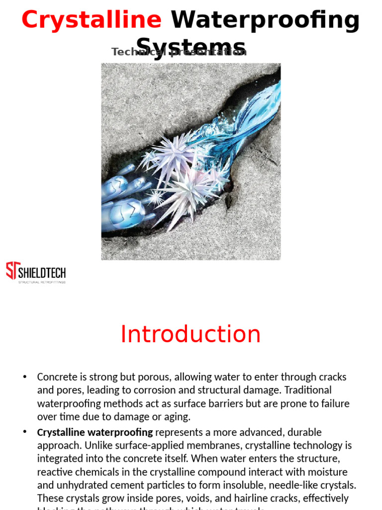 Crystalline Waterproofing Solutions in PH | PDF | Concrete | Applied ...