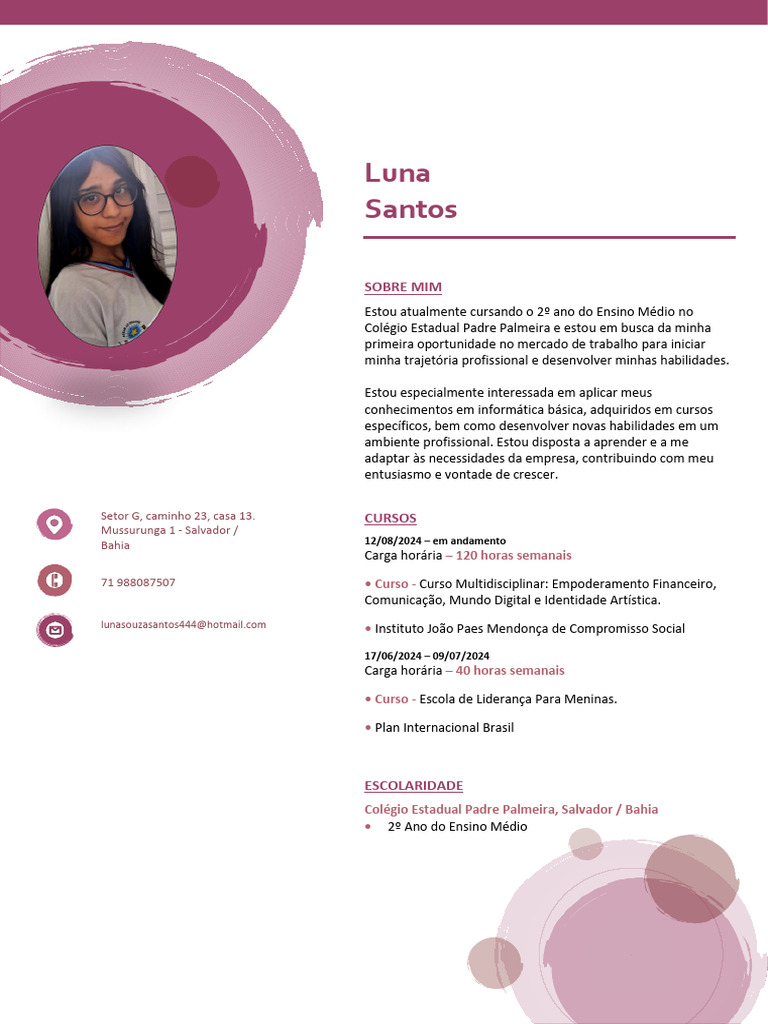 Luna Santos cv | PDF