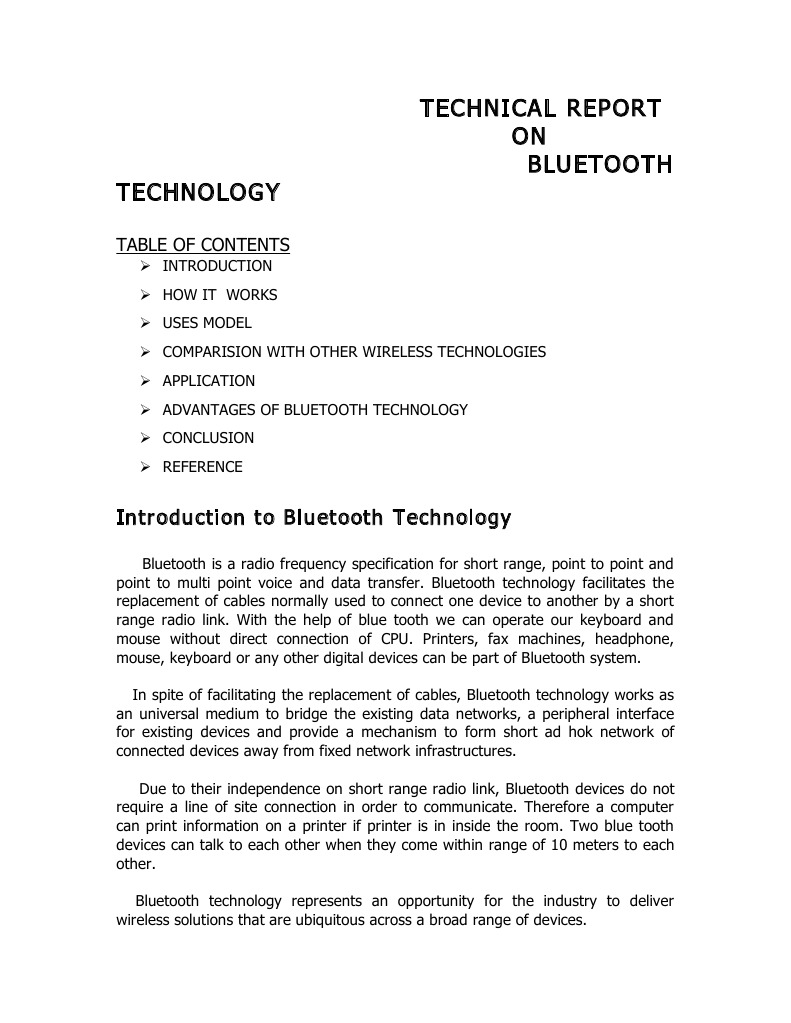 Bluetooth Tech for Tech Enthusiasts | PDF | Bluetooth | Wireless Access ...