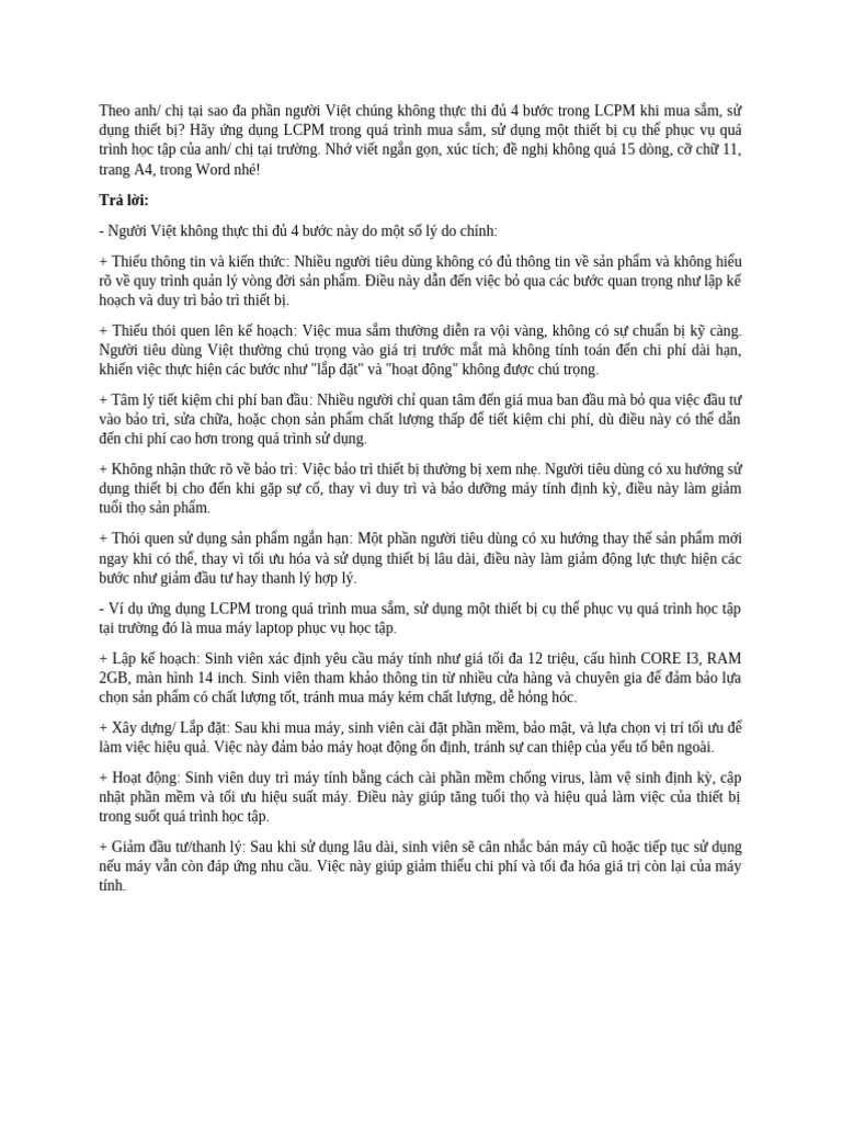 Chương 3 - LCPM | PDF