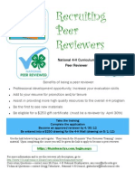 Reviewer Recruitment Flyer