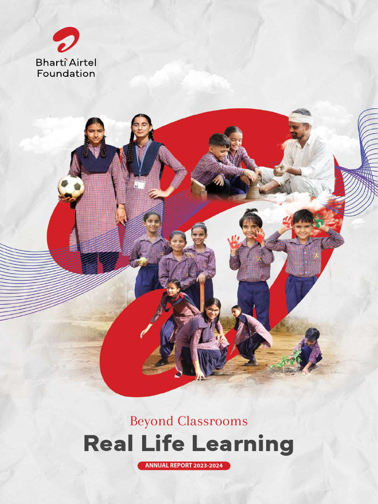 Bharti Airtel Foundation Annual Report 2023-24 | PDF | Teachers | Schools