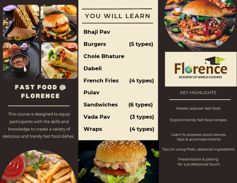 Fast Food Course | PDF