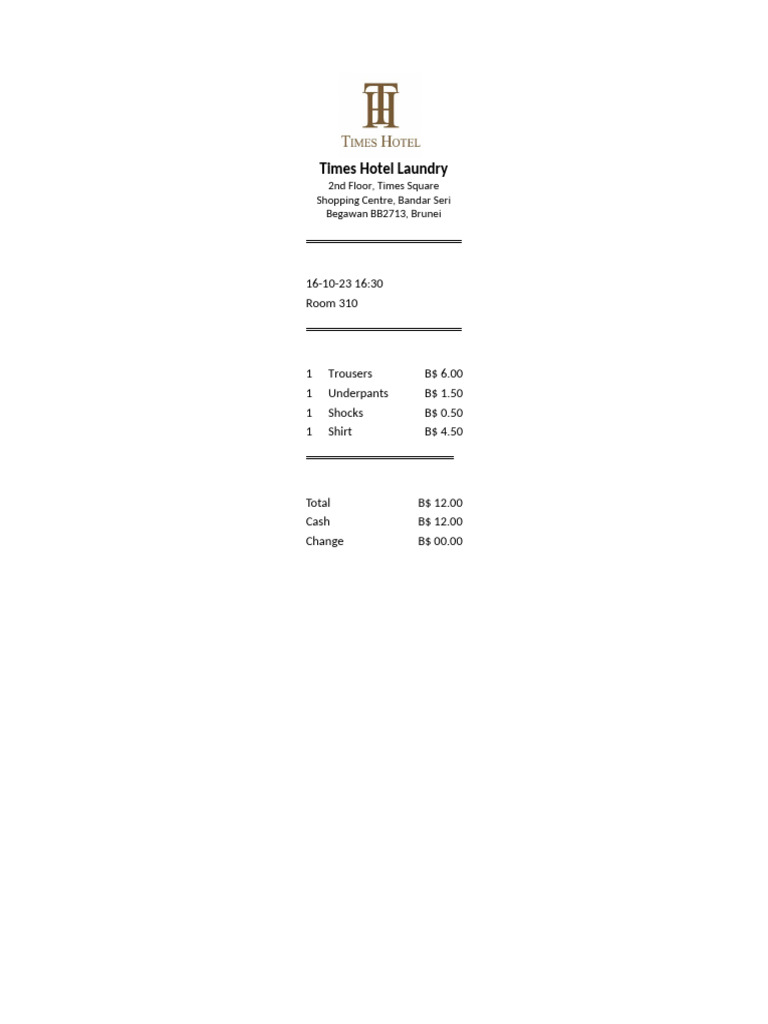 Laundry | PDF