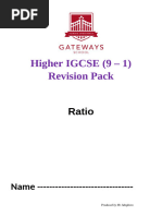 CorbettMaths Ratio Problem Solving | PDF