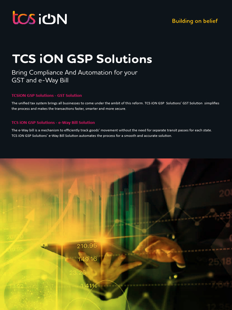 TCS iON GST & e-Way Bill Solutions | PDF | Copyright Infringement ...
