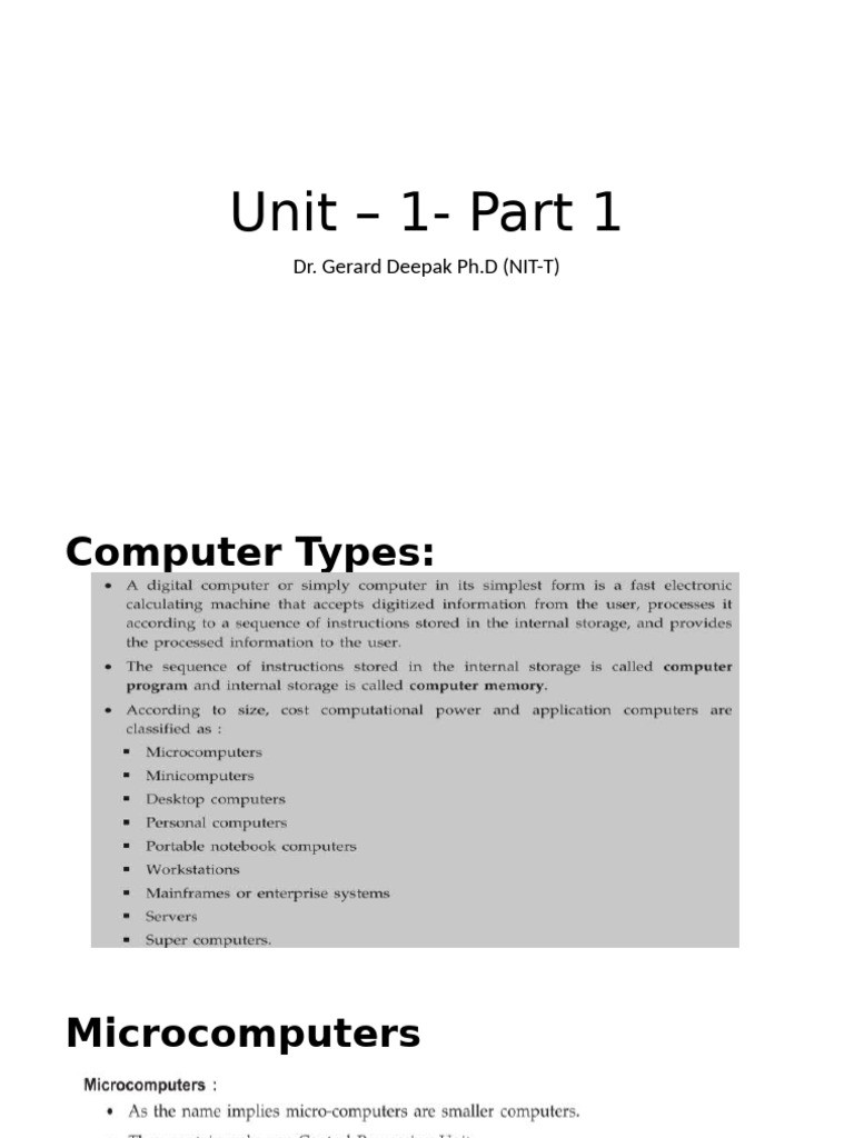 Unit 1 P | PDF