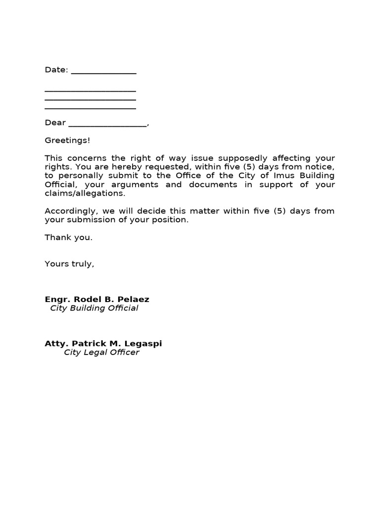Letter Ordering To Submit Docs | PDF