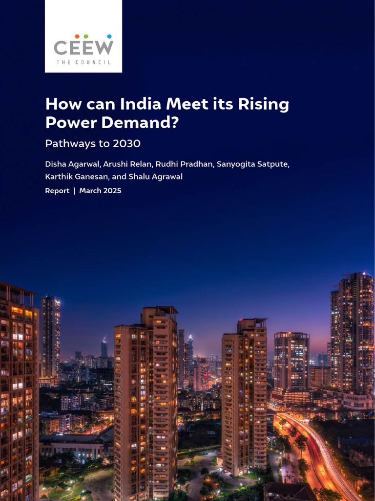 Ceewhow Can India Meet Its Rising Power Demandweb 20mar25 Web File ...
