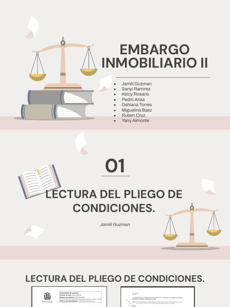 Proceso y Efectos del Embargo Inmobiliario | PDF | Subasta | Subrogación