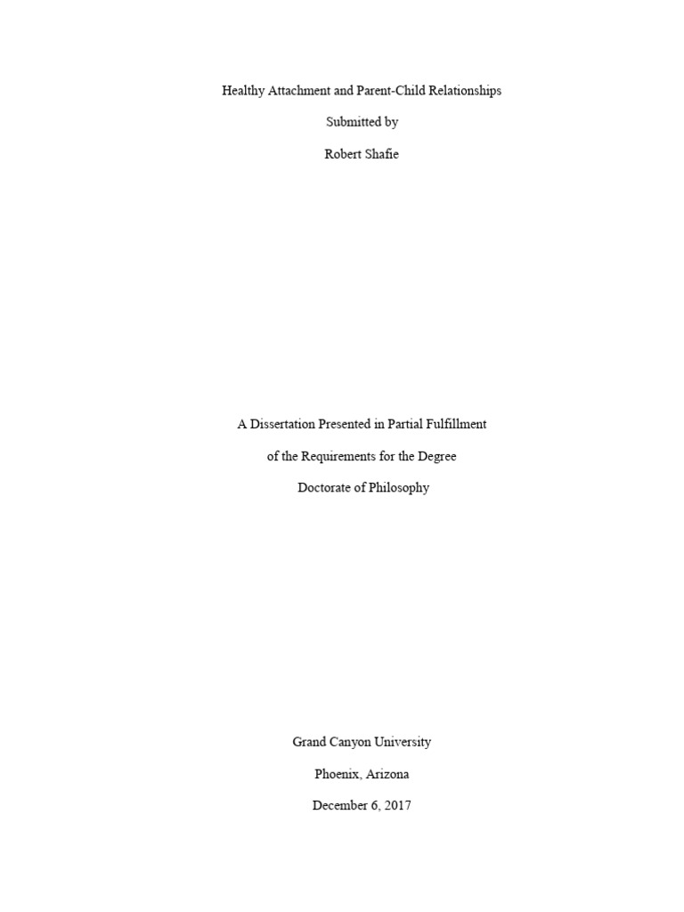 Healthy Attachment and Parent | PDF | Attachment Theory | Parenting