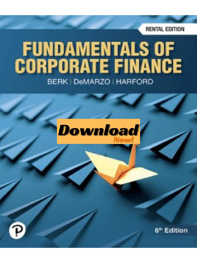 Testbank and Solutions For Fundamentals of Corporate Finance