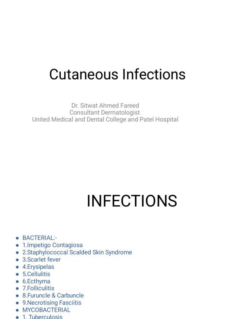 Bacterial Infections and Leprosy | PDF | Leprosy | Streptococcus