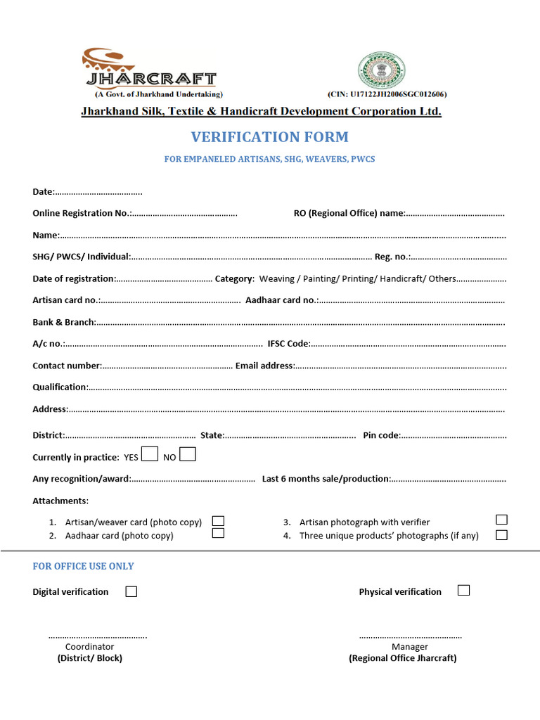 Verification Form-2 | PDF