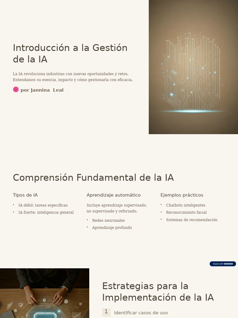 Gestión Efectiva de la IA: Estrategias y Ética | PDF | Inteligencia ...