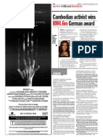 TheSun 2008-11-26 Page10 Cambodian Activirs Wins RM4.6m German Award