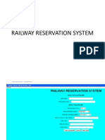 Railway Reservation System
