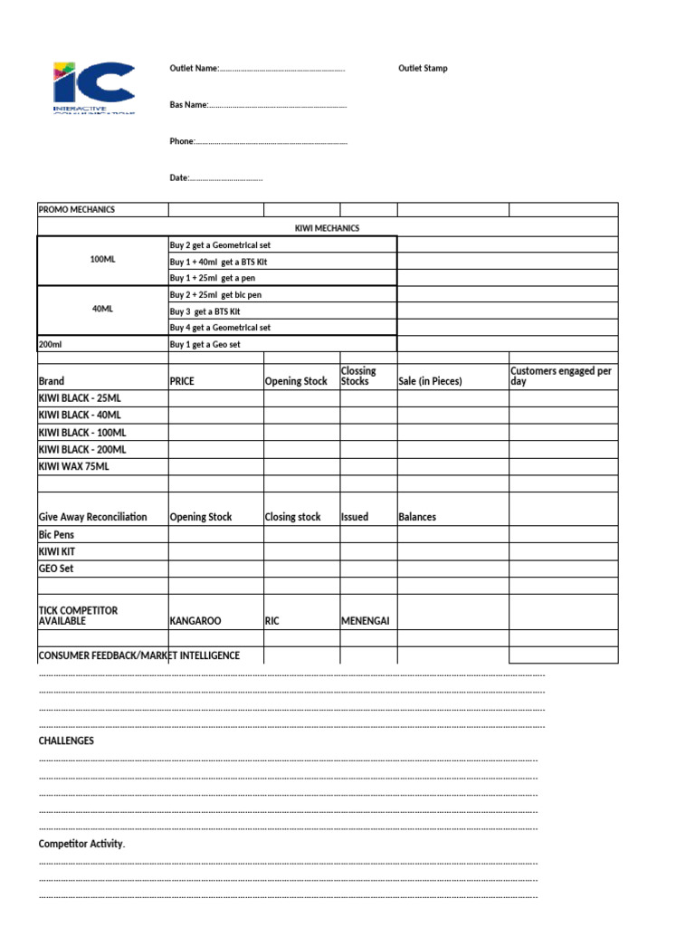 Kiwi Bas Worksheet (8) | PDF