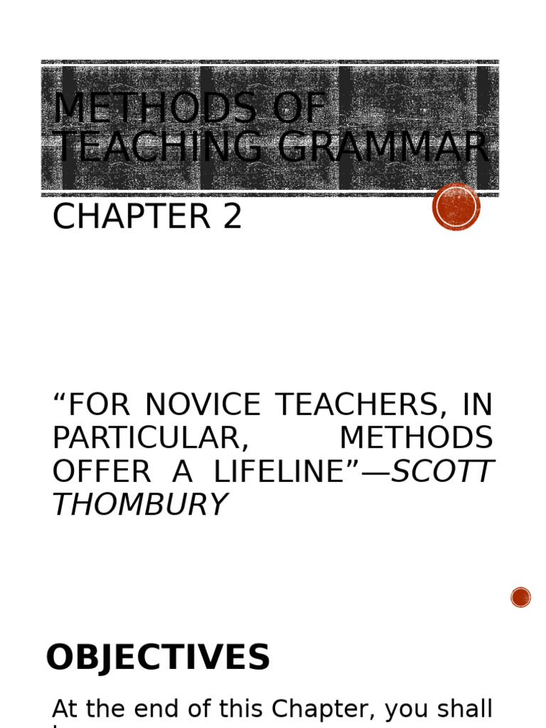 Effective Grammar Teaching Methods | PDF | Learning | Teachers