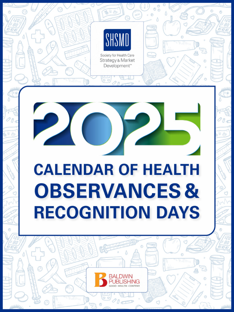 2025 Health Observances Calendar | PDF | Physical Therapy | Sexually ...