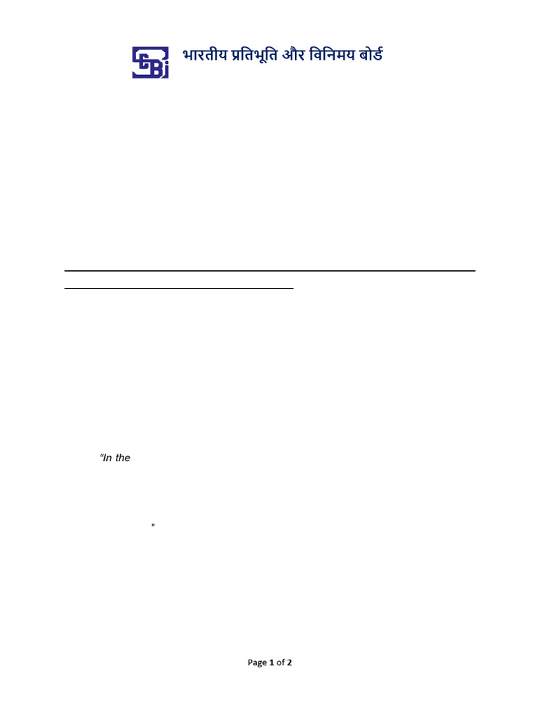 SEBI Corrigendum - HUF karta death case (3) (2) | PDF | Legal Documents ...