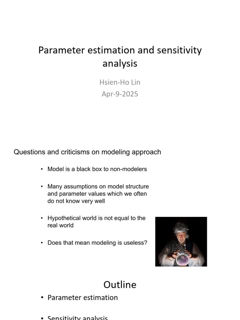 Parameter Estimation in TB Modeling | PDF | Sensitivity Analysis ...