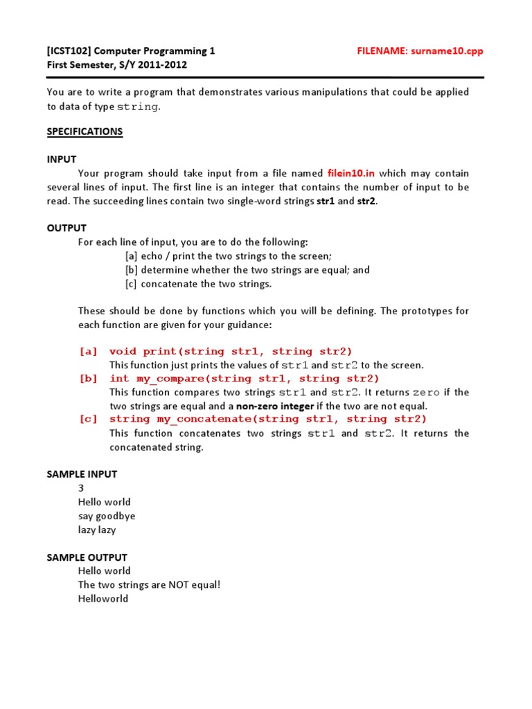 ICST102 Lab10 | PDF