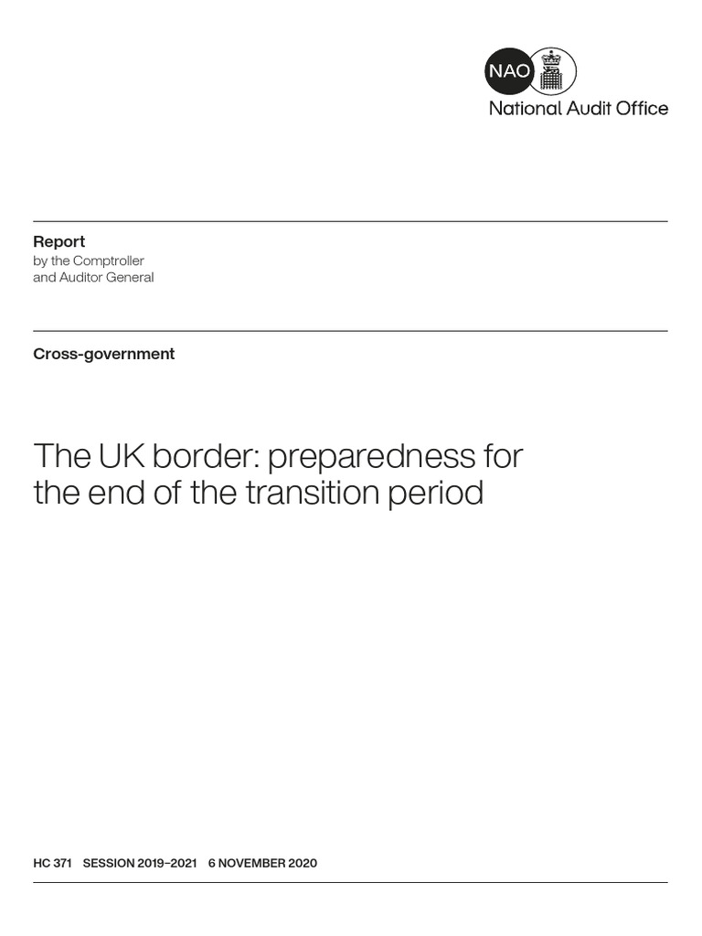 UK Border Preparedness Post-Brexit | PDF | Brexit
