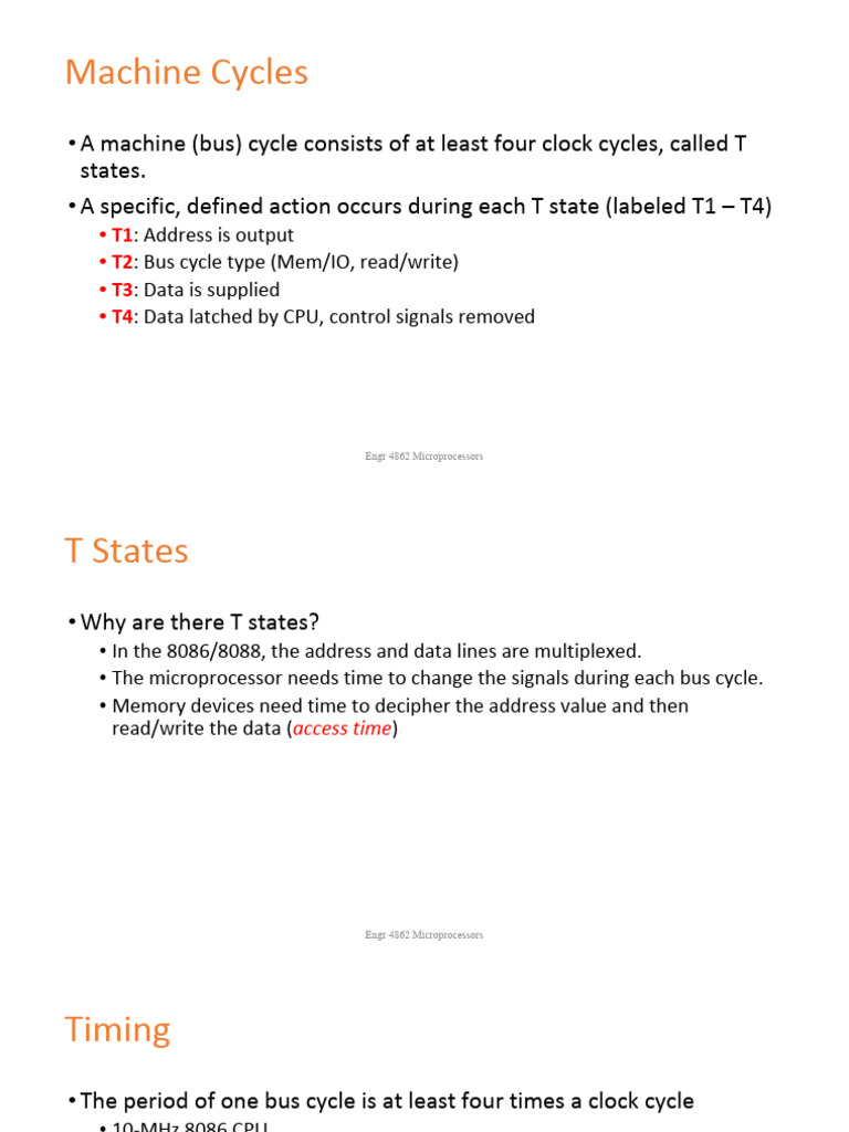 Timing Diagrams | PDF | Input/Output | Central Processing Unit