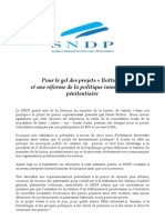 Newsring: Le Syndicat National Des Directeurs Pénitentiaires Exige Le Gel Des Projets Botton