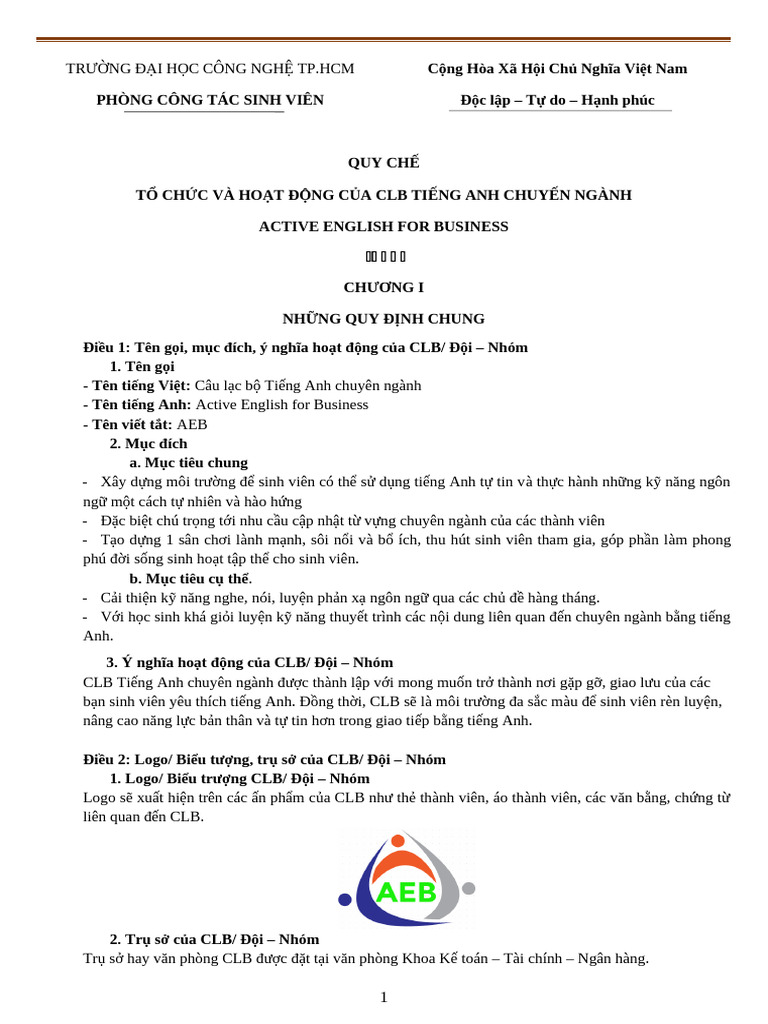 Những Quy Định Chung CLB Sĩ | PDF