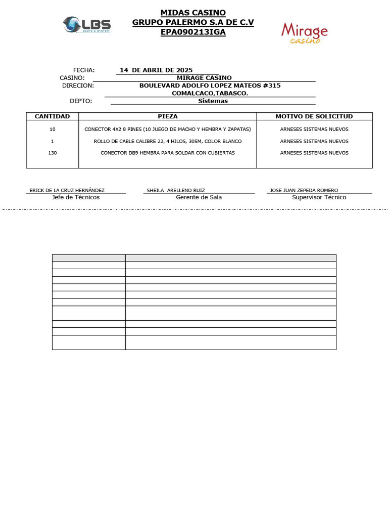 Formato Orden de Compra 14.04.2025 | PDF
