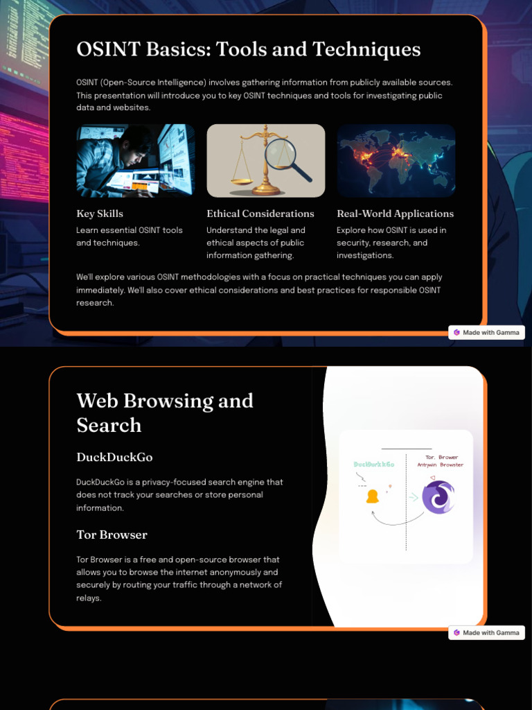 OSINT Techniques and Tools Overview | PDF | Metadata | Databases