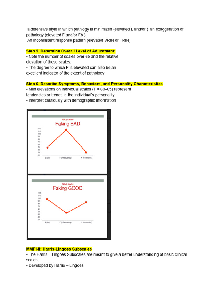 MMPI Notes-3 | PDF