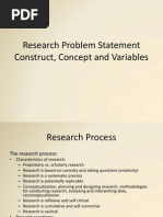 Concept Construct Variables RM