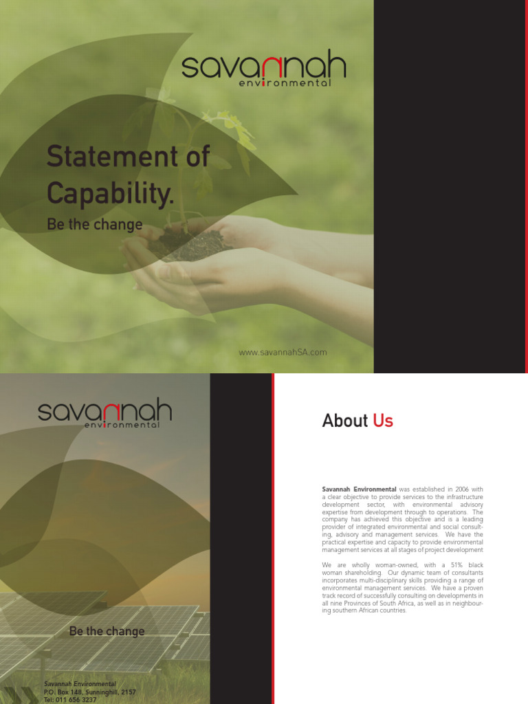 Savannah Environmental Consulting Overview | PDF | Consultant ...