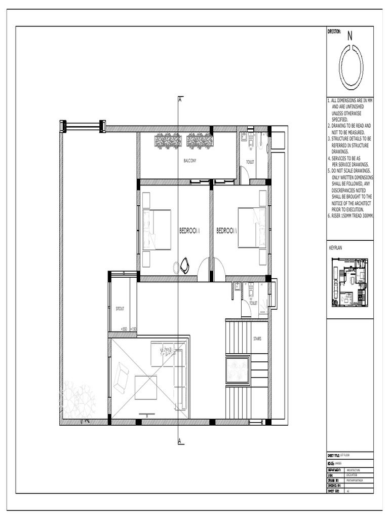 Architectural Floor Plan Details | PDF | Stairs | Chess