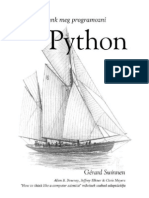 Tanuljunk Programozni Python Nyelven