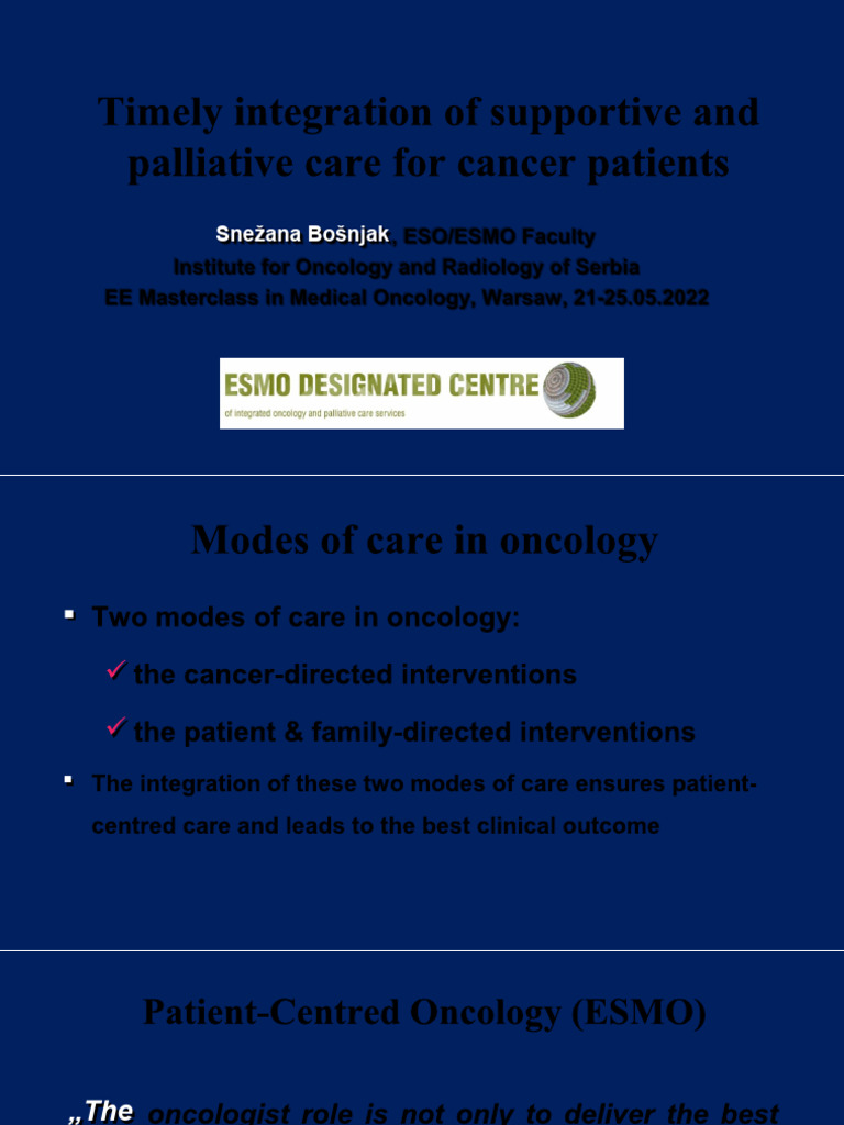 Slides For Session 618010 | PDF | Palliative Care | Oncology