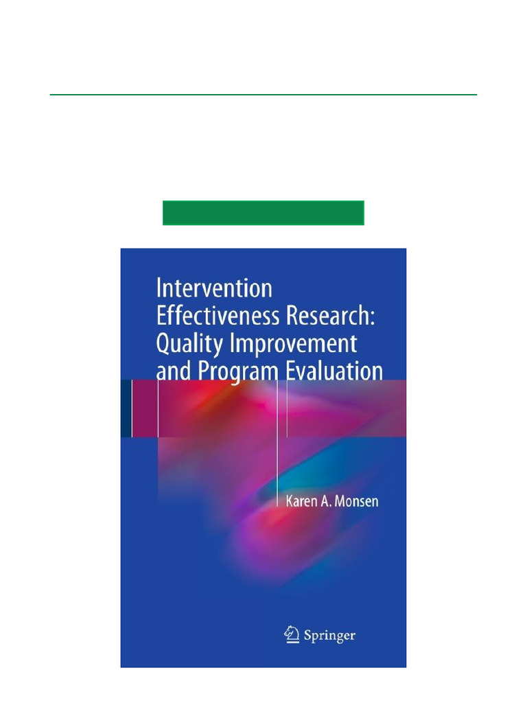 Defining Intervention Effectiveness | PDF | Program Evaluation | Statistics